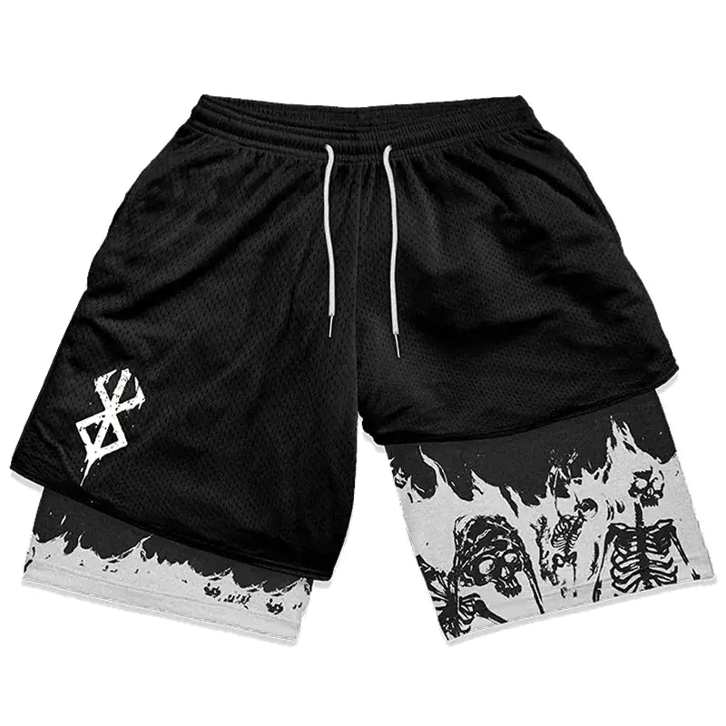 High Waist Breathable Gym Shorts