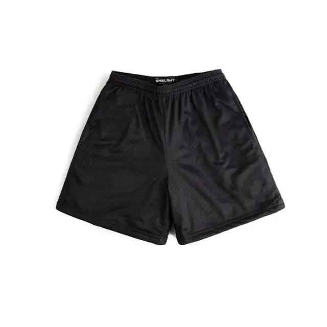 Cartoon Print Gym Shorts Quick Dry Mesh